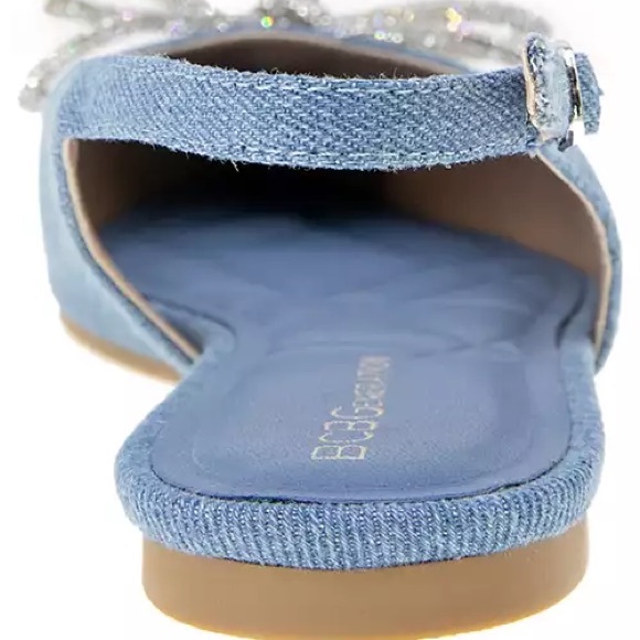 BCBGeneration Kristin Women's Pointed Toe Slingback Flats Sz 8, 8.5 - Picture 3 of 5